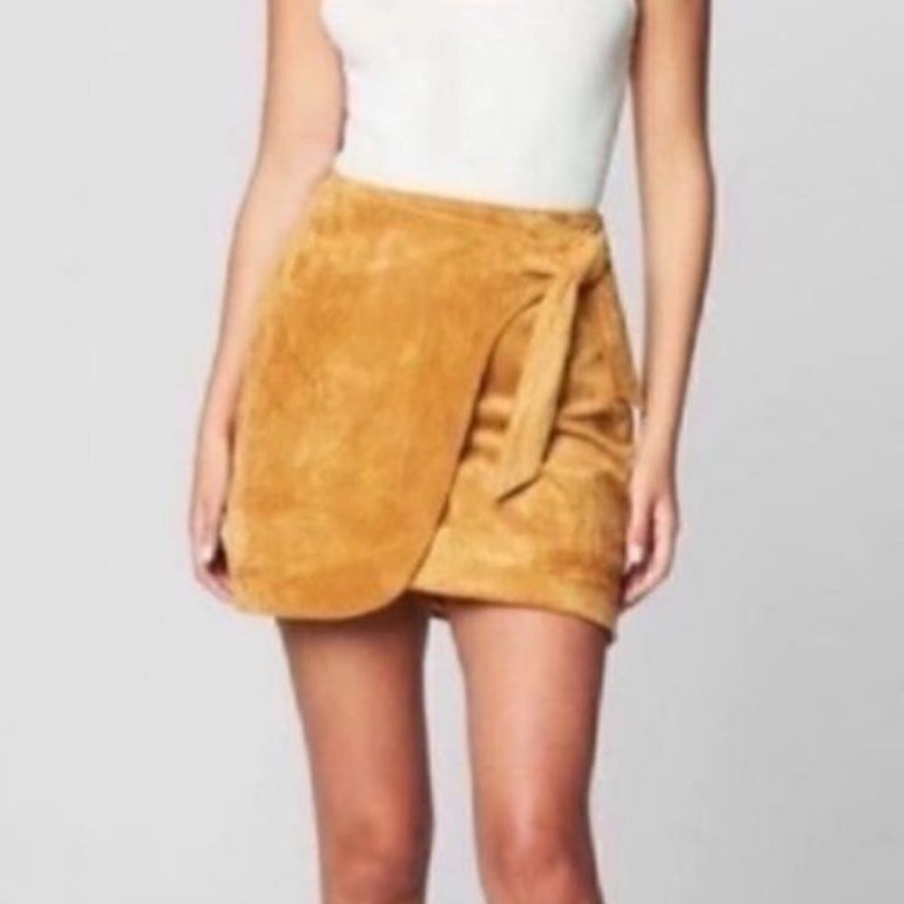 BLANKNYC Faux Suede Mini Skirt(Size 27)